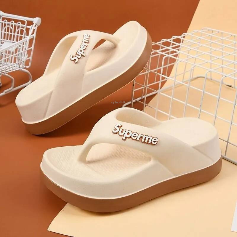 New Free Shipping Summer Fashion Flip Flops Outdoor Beach Flat Shoes Beige White Powder Black Green Designer Women Sizes 36-41