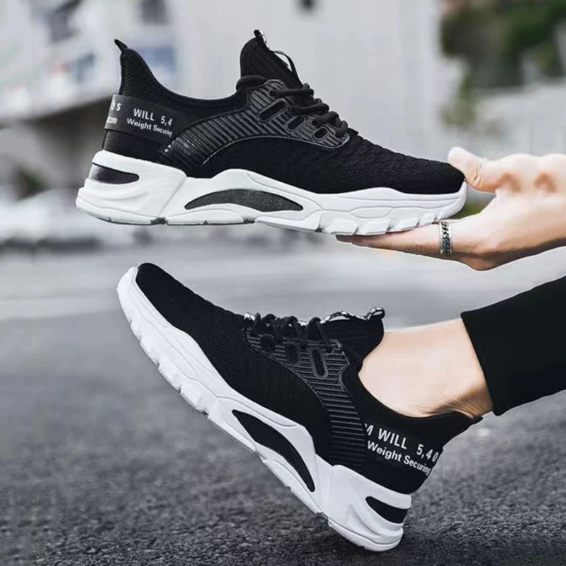 Summer Mens Shoes Fashion Mens Casual Sneakers Korean Stlye Trend Breathable Running Sports Shoes Men 250530