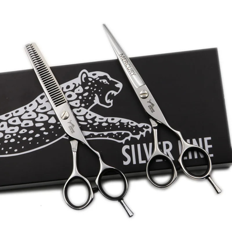 55.566.5 Hair Scissors Professional Hairdressing Scissors Set CuttingThinning Barber Shears High Quality 250530