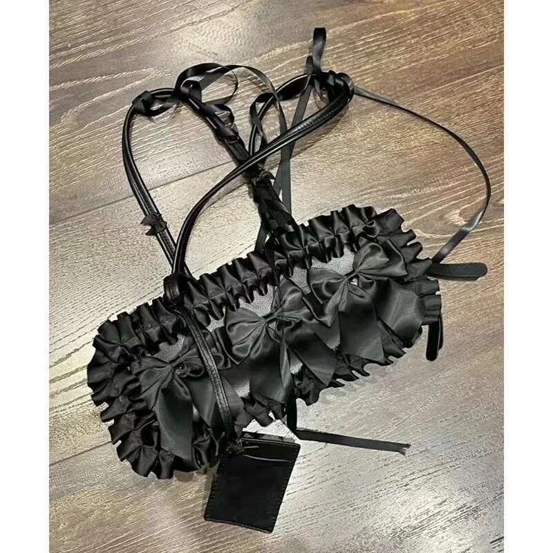 Designer Bag HAEX Gothic Women Handbags Fashion Lace Bow E Girl Underarm Shoulder Bag Designer Subculture Bolsas Femininas
