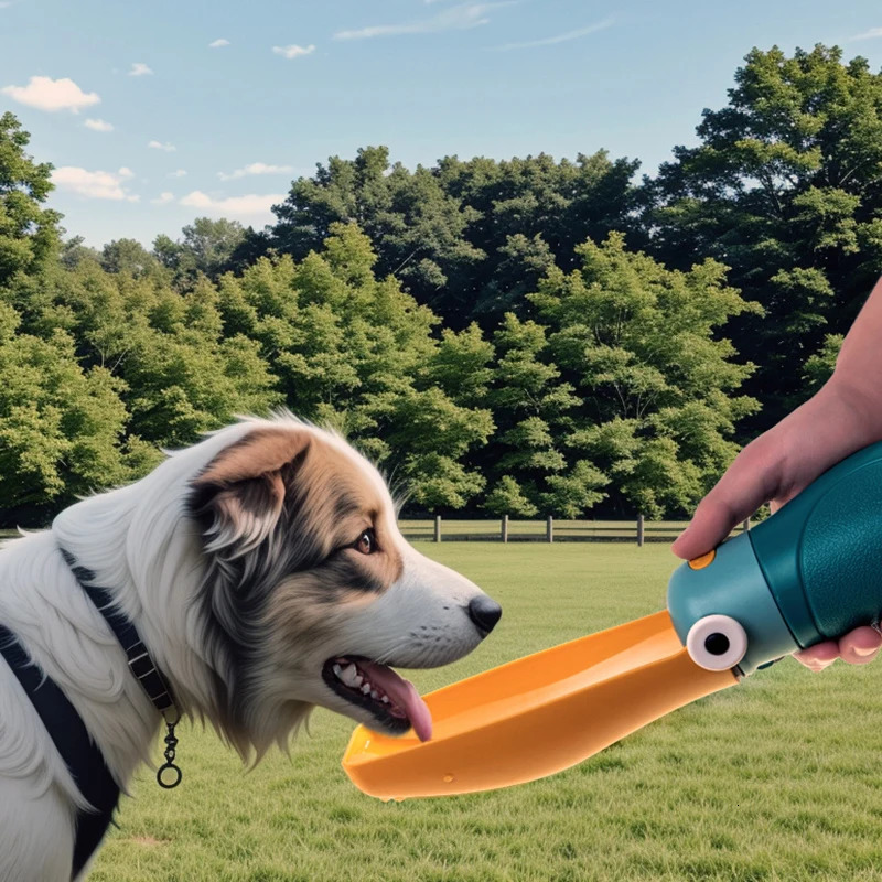 free shipping Creative Portable Pet Dispenser Feeder Leak Proof Drinking Cup Dish Bowl Outdoor Walking Hiking Travel Dog Water Bottle 250527