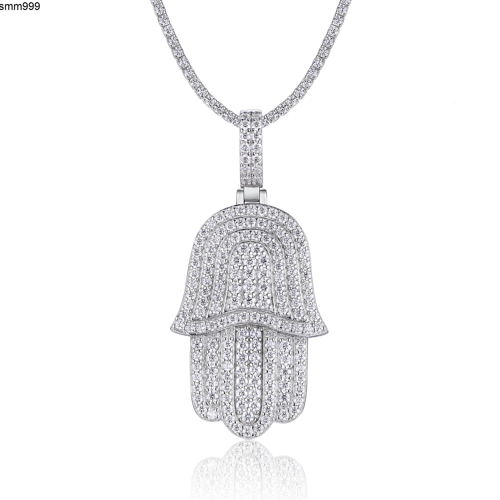 moissanite chain 3.412 CTW Moissanite Lightning Pendant for Men S925 Silver 18K Gold Plated Silver Fits Cuban and Tennis Chains Hip Hop Style