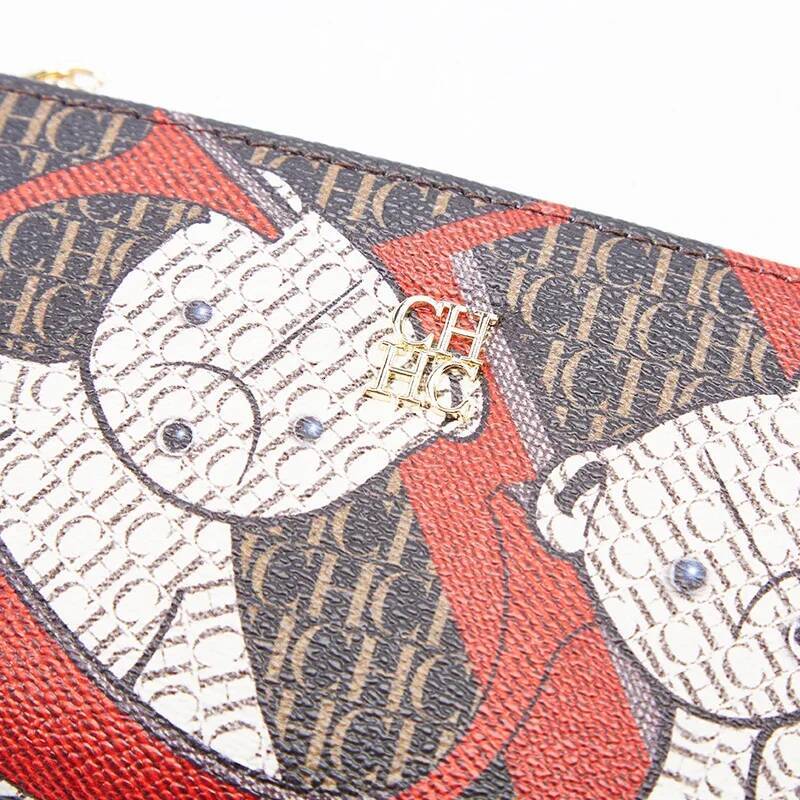 CHCH Wallet 2025 Spring New Cartoon Printed Women's Credit Card ID Bag