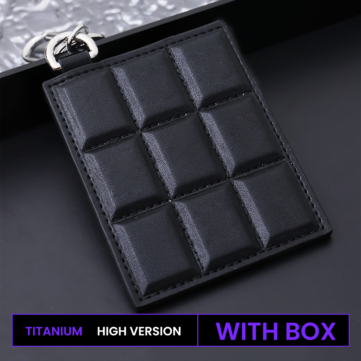 2025 New Keychain Chocolate keychain Premium Leather & Aluminum Designer Key Chain Holder Stylish Keyring Jewelry