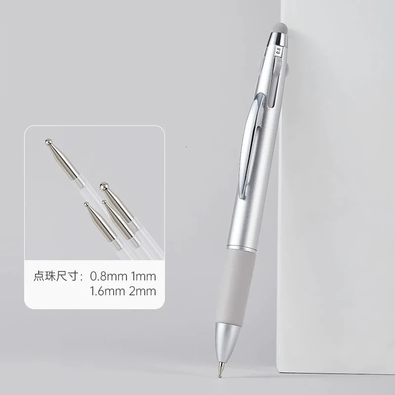 Nail Dotting Pen Nail Art Dotting Tools in Ballpoint Pen n Nail Art Tip Dot Paint Manicure Kit for Dot Drawing Home Salon 250526