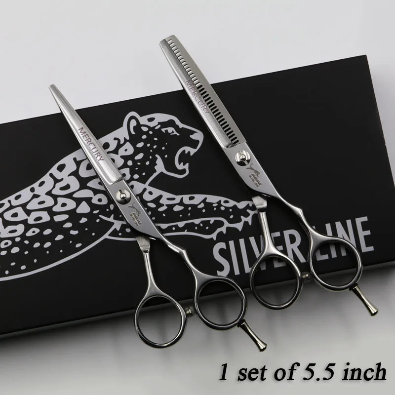 55.566.5 Hair Scissors Professional Hairdressing Scissors Set CuttingThinning Barber Shears High Quality 250530