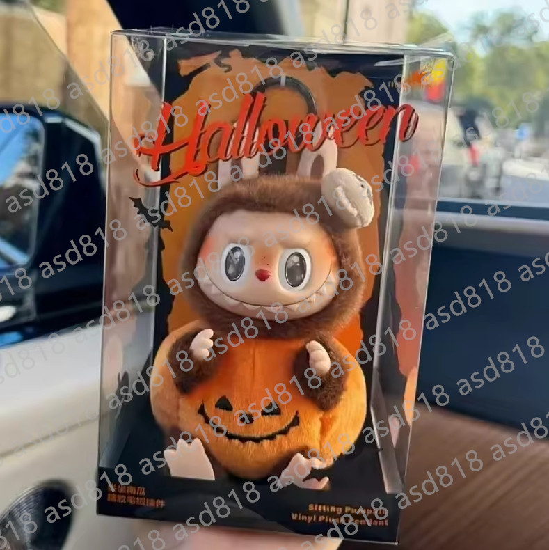 Labubu doll Keychain The Monsters Labubu Series Fall In Wild Doll Kid Toys Tide Play Pendant In Stock Birthday Gifts L2507052XD1