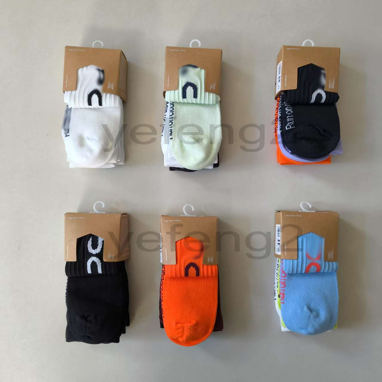 mens socks sports socks oncloudds printed solid color classic middle socks casual running sock