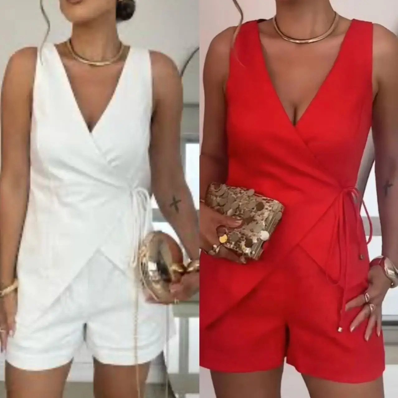 Fashion Casual Women Commute Two Piece Sets Elegant Slim Sleeveless Vest Pants Suits Summer Irregular Solid Streetwear Set 250527