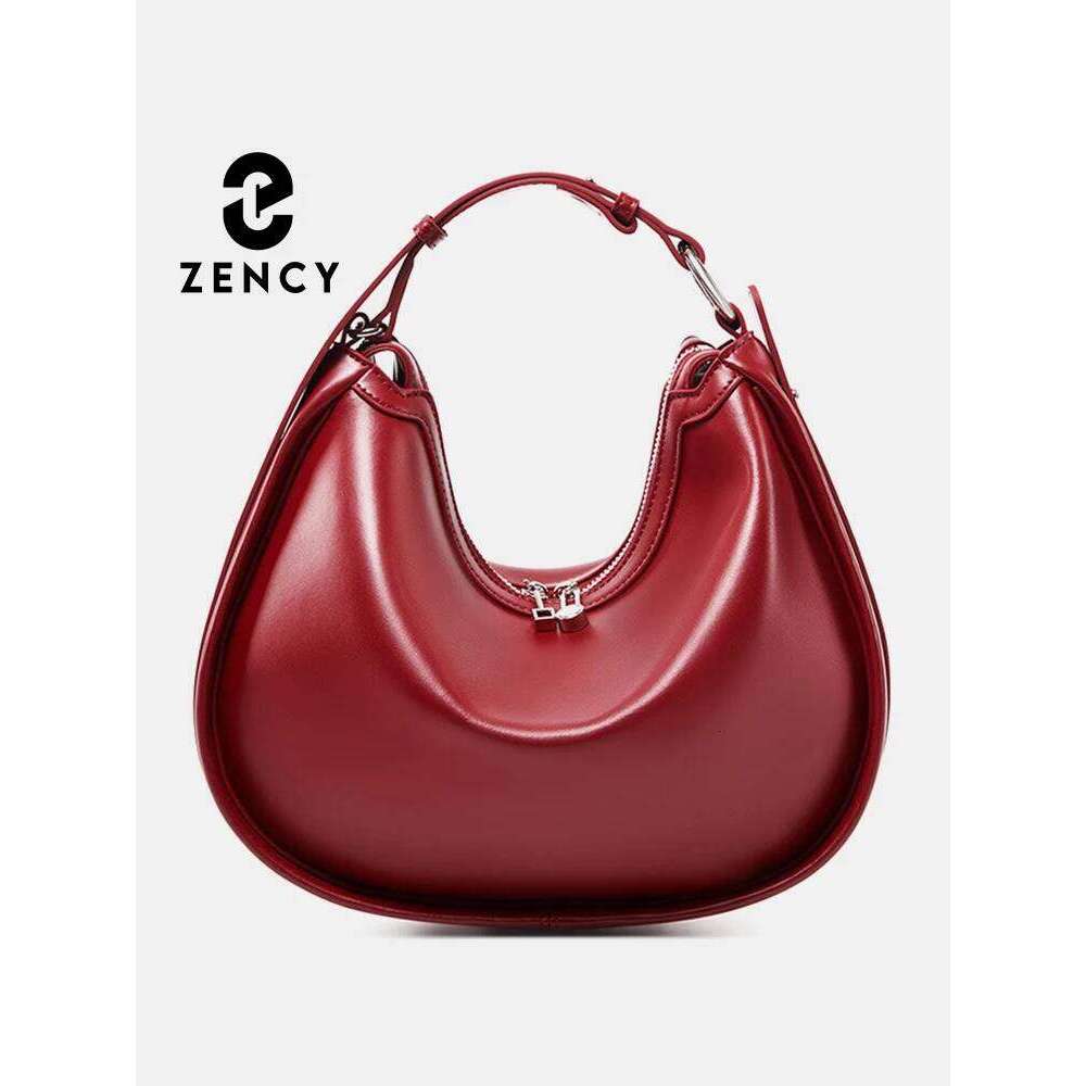Designer Bag Zency Premium Genuine Leather Women S Handbag Hobo Bag Large Capacity Fashion Shoulder Bolsa For Wife Lover Girl Gift Sac