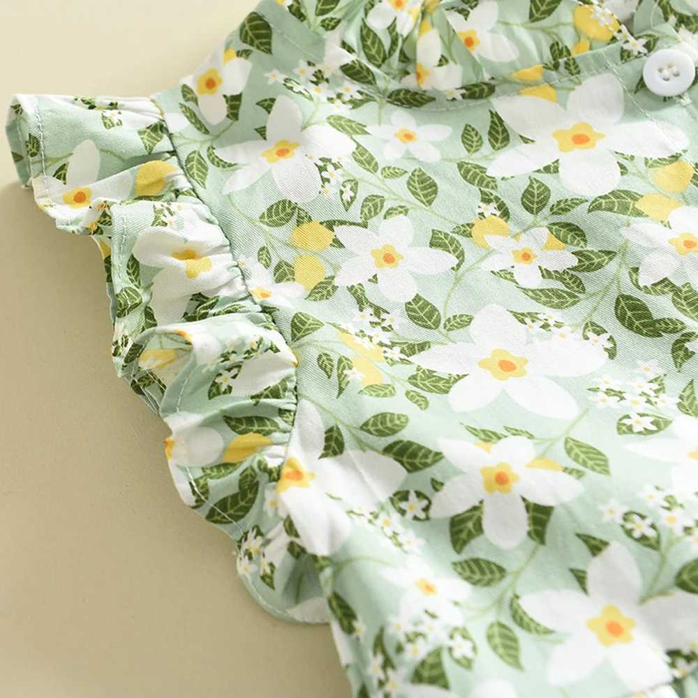 2-6 Years Old Girls Casual Dresses Summer Flowers Print Costumes Floral Party Birthday Princess Vestidos Childrens Clothing R250530