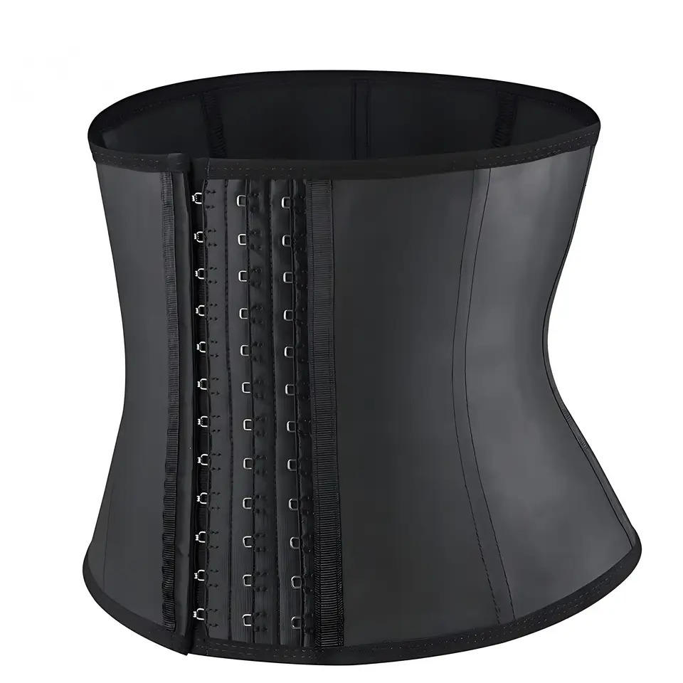 8.66 inch short torso Latex Waist Trainer Corset 9 Steel Bones Shapewear Body Shapers Women Corset Slimming Belt Waist Shaper 250523