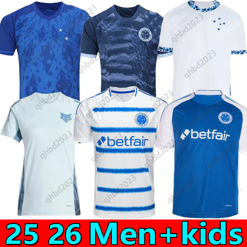 2025 Cruzeiro EC Soccer Jerseys HOME KIT KAIO JORGE ARTHUR ZE LVALDO GOMES M.PEREIRA JUAN DINENNO CIFUENTES M.VITAL 25 26 football shirt