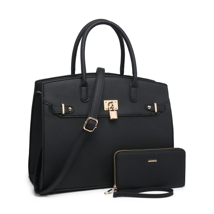 Women Satchel Handbags Top Handle Purse Medium Tote Bag Vegan Leather Shoulder Bag