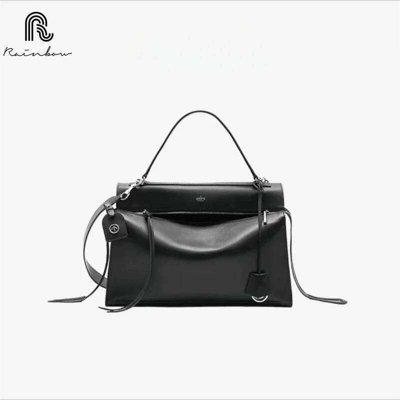 Designer Bag RAINBOW Fashion New High Quality Leather Handbag For Women Simple Versatile Single Shoulder Crossbody Bag Trendy Sizes