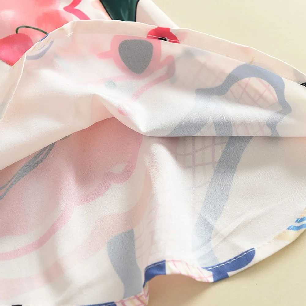 Baby Girls Clothes Summer 2023 New Girls Dresses Classic Graffiti Sleeveless Dress Casual Kids Dresses Vestidos for Baby R250530