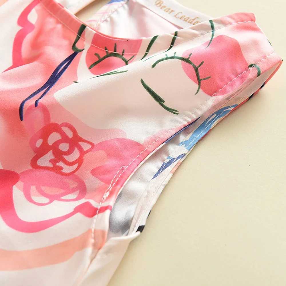 Baby Girls Clothes Summer 2023 New Girls Dresses Classic Graffiti Sleeveless Dress Casual Kids Dresses Vestidos for Baby R250530