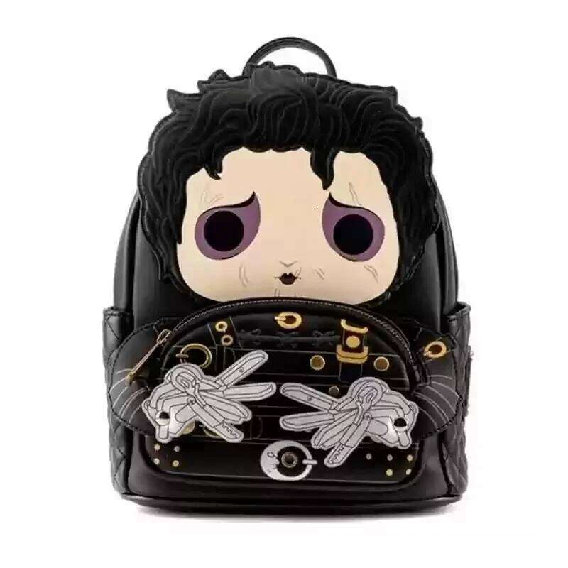 Designer Bag Loungefly Edward Scissorhands Backpack Mochila Pu Leather Pack Travel Handbag For Girls Shoulder Bag Schoolbag Gift