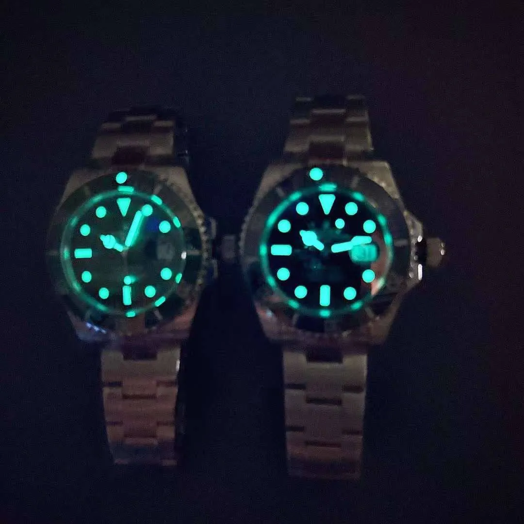 5A Quality U1 Factory ST9 Upgrade Mens Watch Automatic Mechanical Movement Sapphire Glass Ceramic Bezel Stainless Glide Lock Clasp Men Watches Male Wristwatches