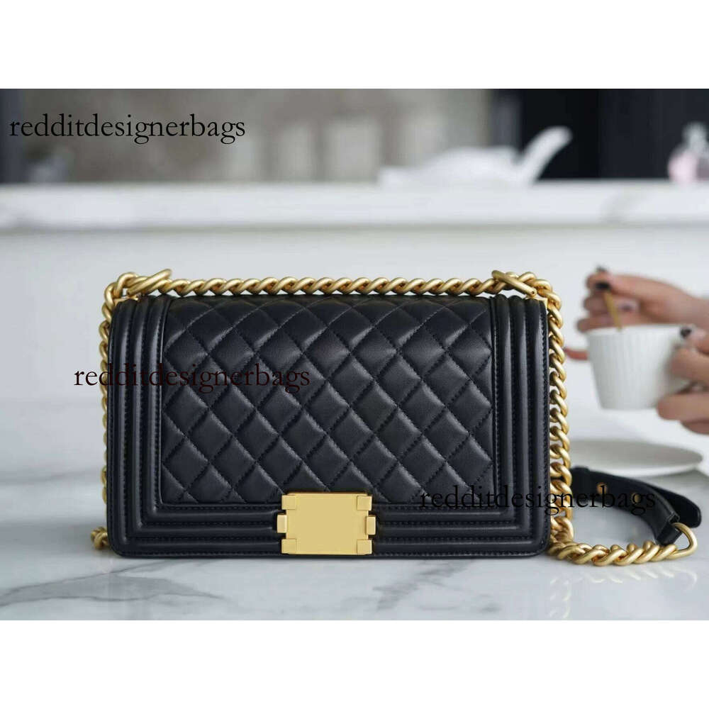 10A Mirror Quality Designer bag caual genuine leather Crobody 25cm Woman hand High-end Chain Lady Pure Buckle Adjutable