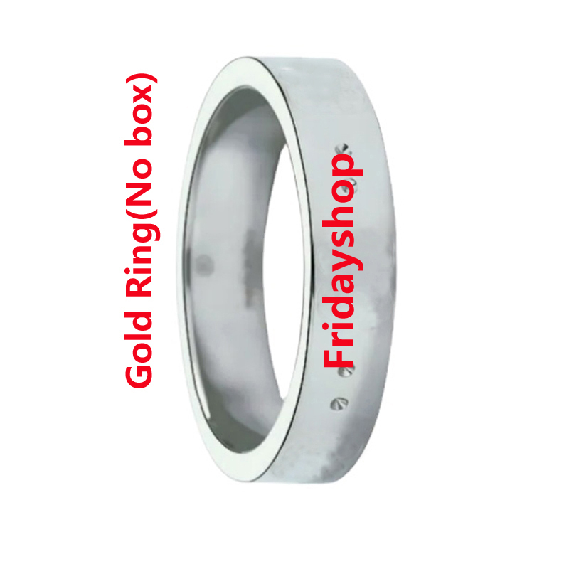 Unisex designer ring Luxury nail mens ring rings designer Fashion Titanium Steel Engraved Letter Pattern engagement ring