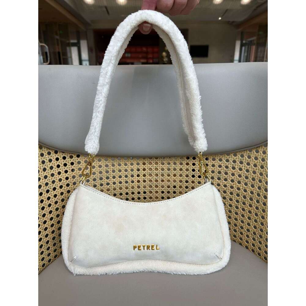 Tote Bag Mini Bag Niche Leather Velvet Patchwork Shoulder Handbag Underarm Furry Women S Bag Crossbody Bag