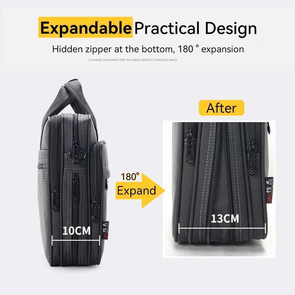 Designer Bag Large Capacity Briefcase Business Men Inch Laptop Notebook Bag Canvas Handbags Shoulder S Office Bags Oxford Fabric