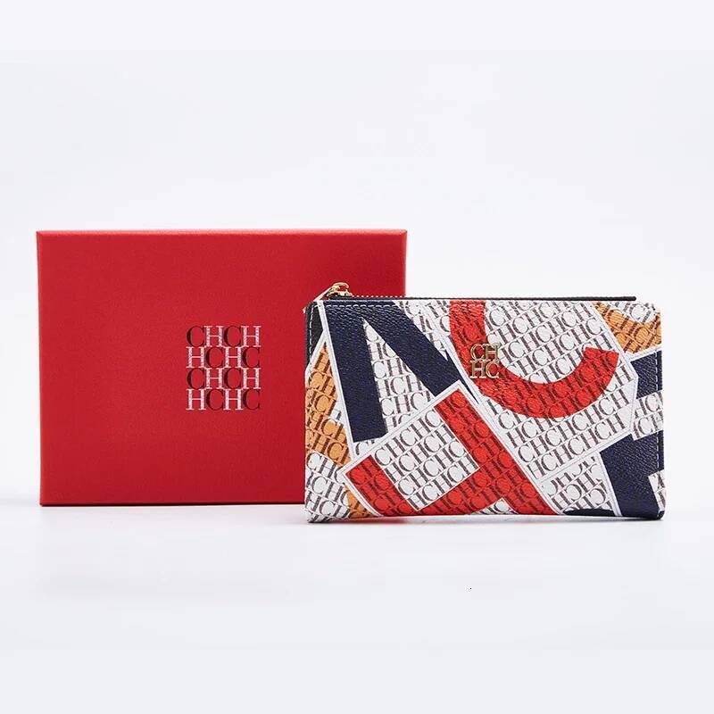 CHCH Wallet 2025 Spring New Cartoon Printed Women's Credit Card ID Bag