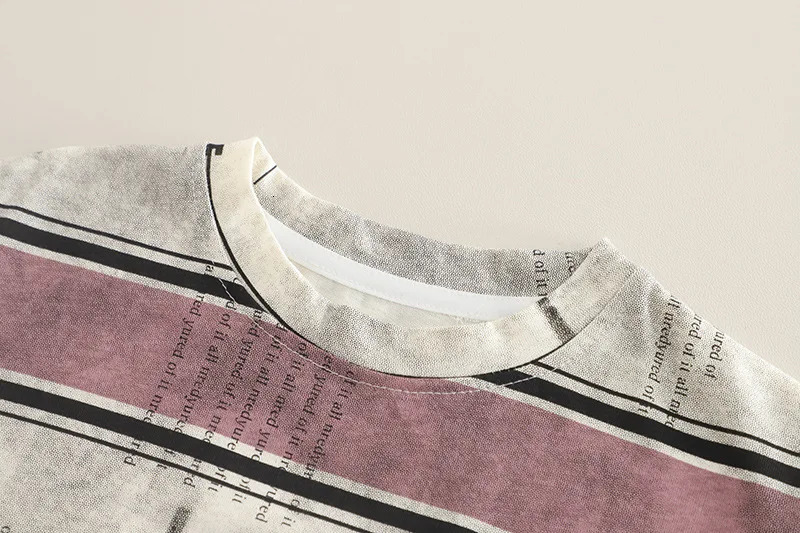 Baby Boy Summer Clothes Set Korean Fashion Letter Striped Short Sleeve T-shirts and Shorts Two Piece Boys Outfits Kids Suit 250527