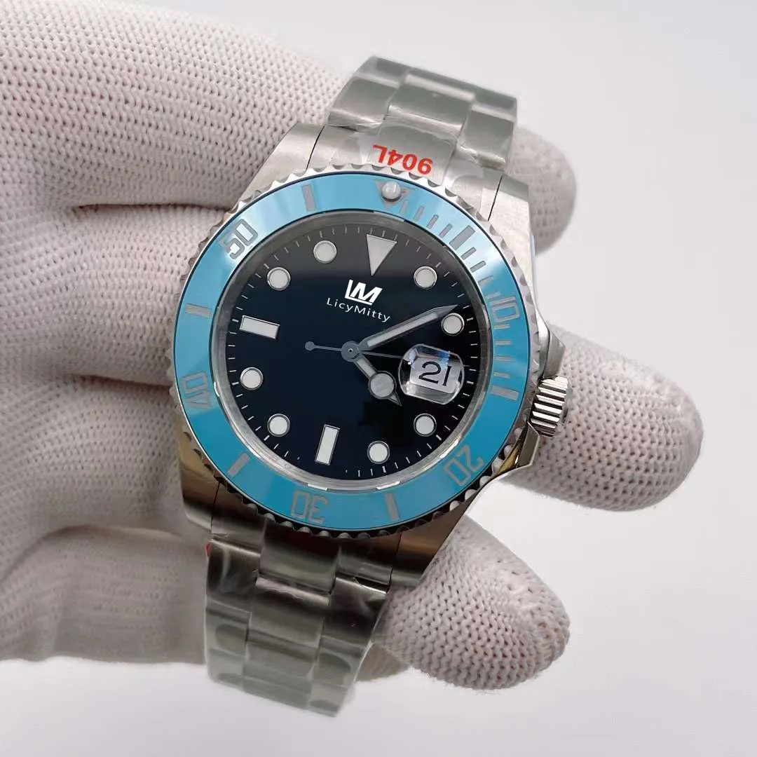 5A Quality U1 Upgradation ST9 Mens Watch High Luminous 41mm Ceramic Bezel Sapphire Minzhu Movement and Japan Miyota 8215 Movement 904L Waterproof Wristwatches