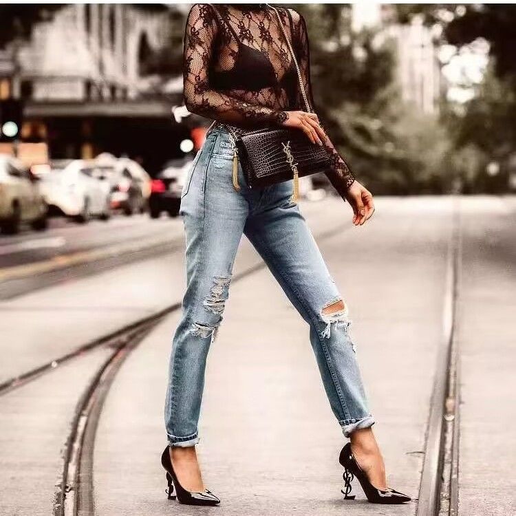 Free shipping designer shoes women with high heels gold black heels durable breathable comfortable outdoor casual shoes 2025