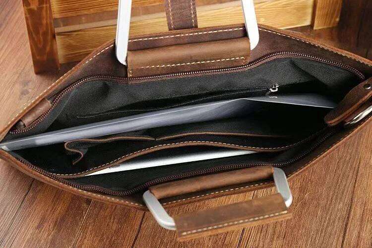Designer Bag High Fashion Clutch Men S A File Document Purse Wallet Top Layer Ipad Leather Business Bag Briefcase Cowkskin