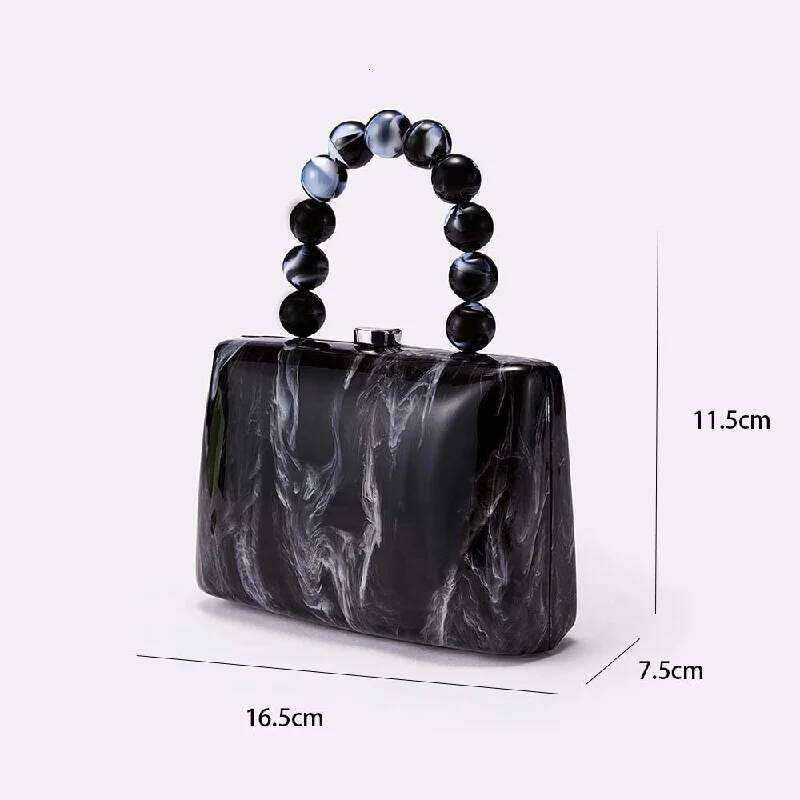 Crossbody Bag New Evening Fashion Handbag Acrylic Shoulder Women's Branded Bags Designer Korean Peddler Handbags Bucket