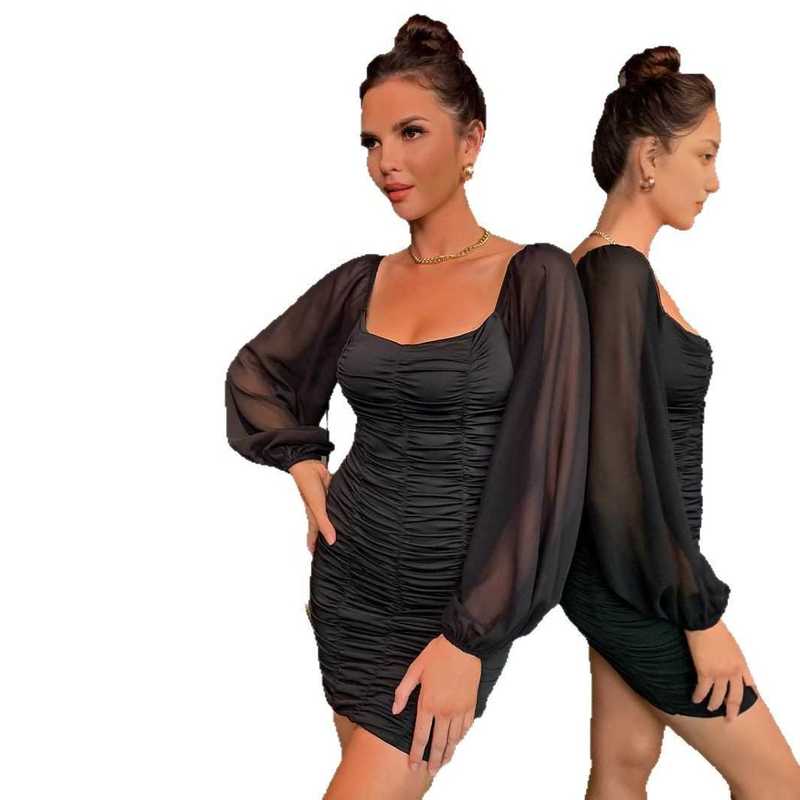 Casual Women Dresses 2025 Summer New Women's Fashion Sexy Slim Backless Dress
