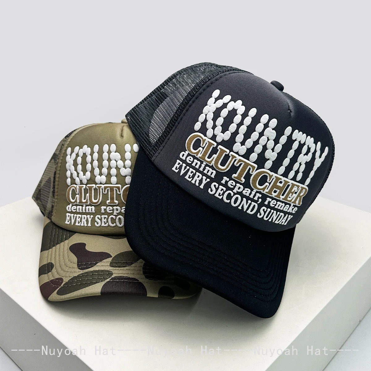 Unisex Color Block 3D Printed Letters Baseball Hats Sunshade Hip Hop Breathable Street Trucker Caps Mesh Versatile Outdoor 250528