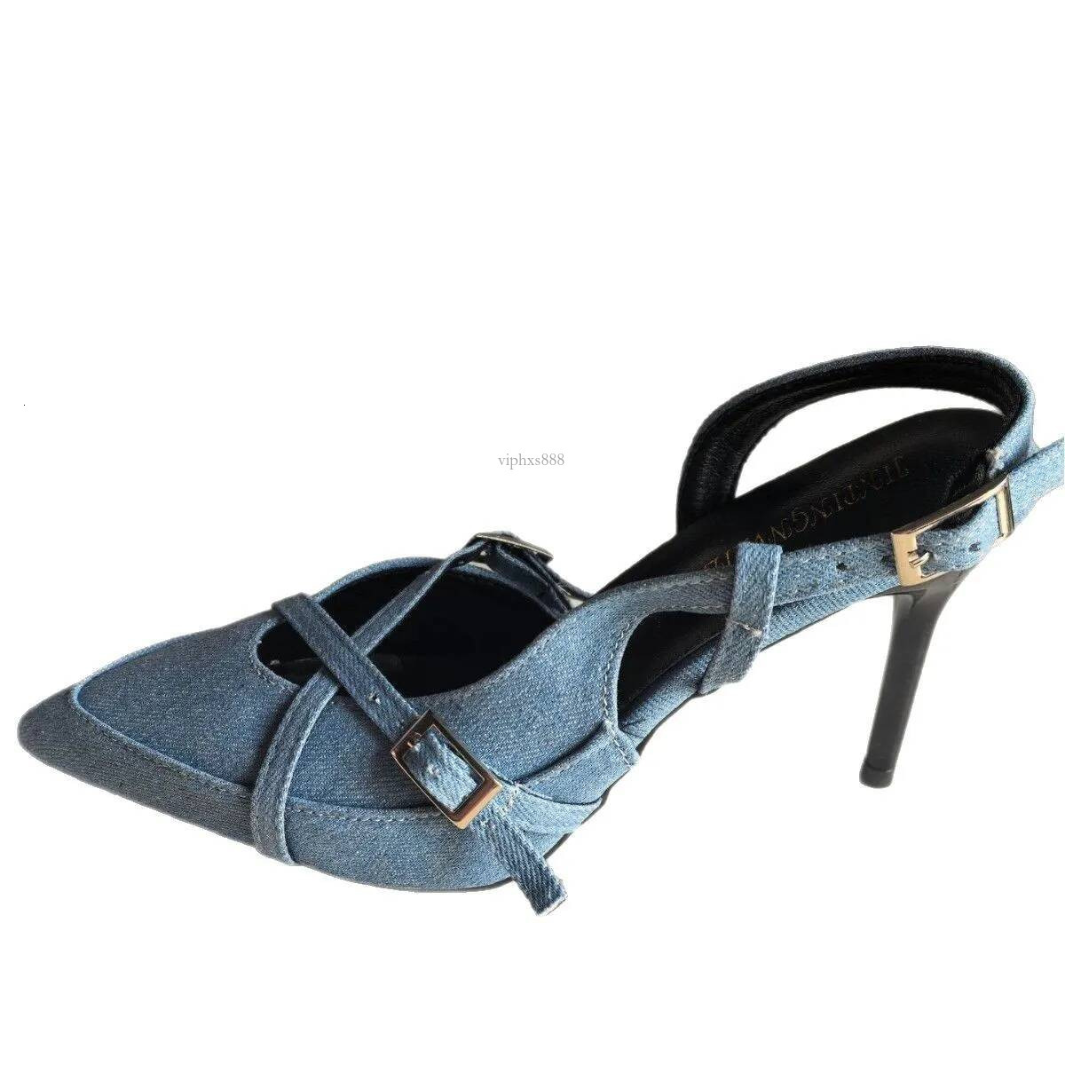 Free Shipping New Dress Shoes Designer Shoes For Womans Bllue Summer New Fashionable Outdoor Beach Versatile Shoes