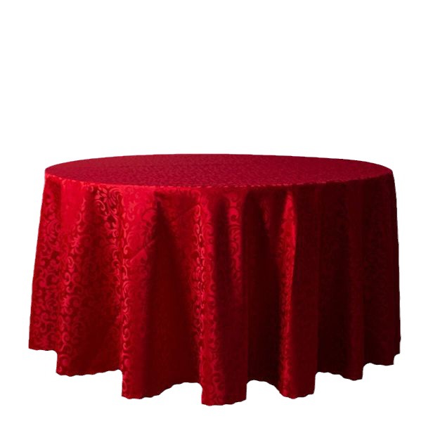 D279 hotel tablecloth fabric restaurant tablecloth hotel dining table anti-fouling European style large round table household round table square