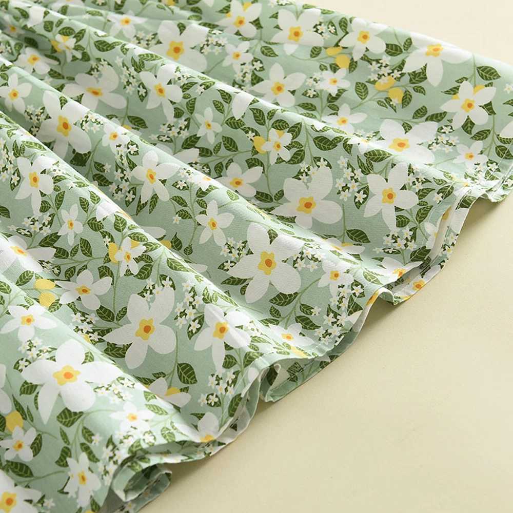 2-6 Years Old Girls Casual Dresses Summer Flowers Print Costumes Floral Party Birthday Princess Vestidos Childrens Clothing R250530