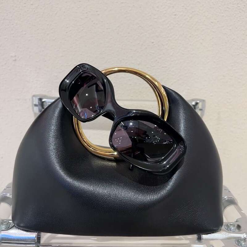 Tote Bag Mini Bag New Simple Underarm Trendy Versatile PU Metal Ring Handbag Cloud Crossbody Bag Crossbody Bag