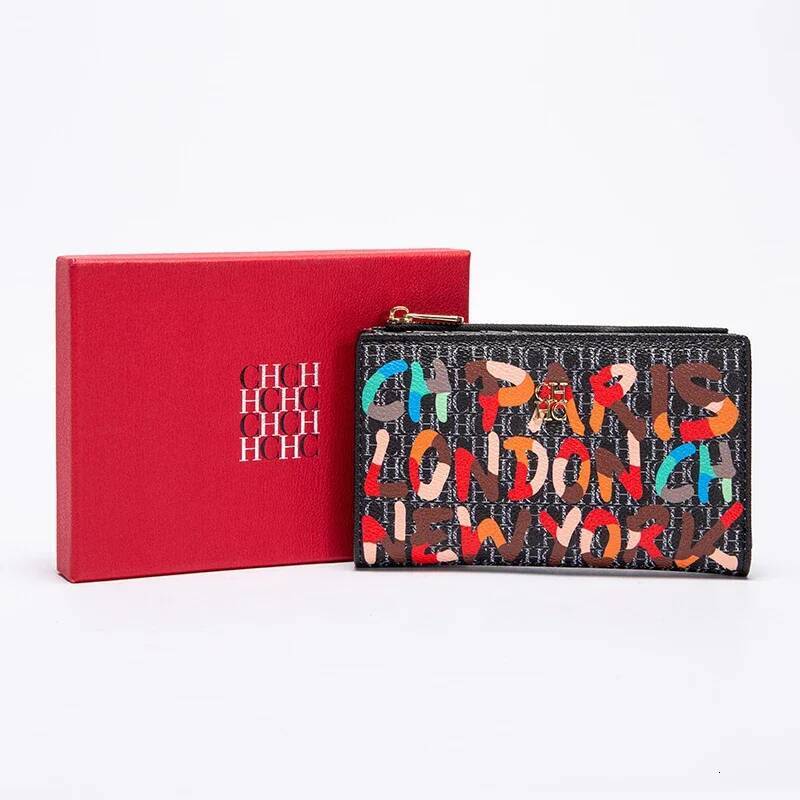 CHCH Wallet 2025 Spring New Cartoon Printed Women's Credit Card ID Bag