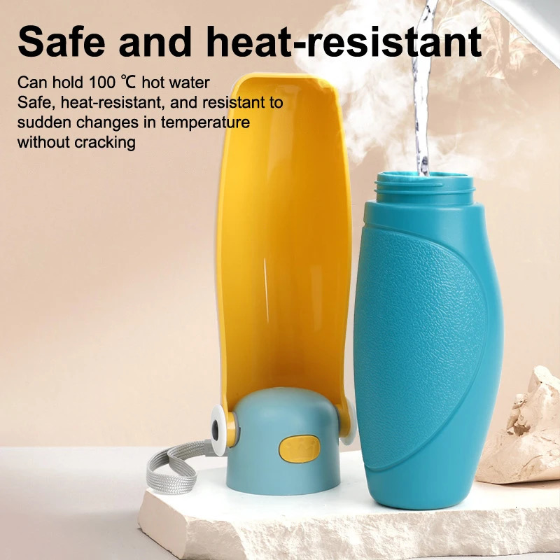 free shipping Creative Portable Pet Dispenser Feeder Leak Proof Drinking Cup Dish Bowl Outdoor Walking Hiking Travel Dog Water Bottle 250527