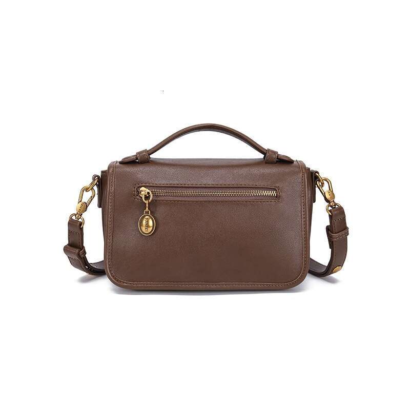 Tote Bag Mini Bag New Cowhide Lock Crossbody Natural Drop Small Square Handbag Genuine Leather Women S Bag Trendy Crossbody Bag
