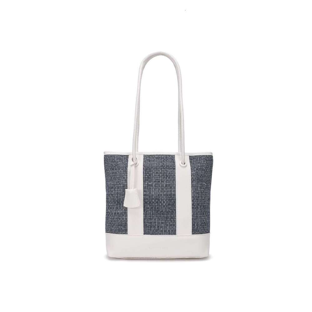 Tote Bag Mini Bag New Fashion PU Patchwork Custom Handheld Cotton Canvas Customizable Blank Shoulder Bag Crossbody Bag