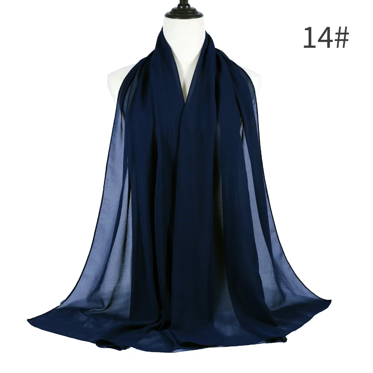 T853 chiffon scarf women's long scarf high quality windproof and sandproof headscarf four seasons Middle East Muslim shawl