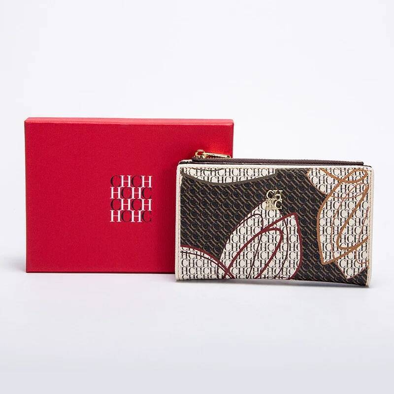 CHCH Wallet 2025 Spring New Cartoon Printed Women's Credit Card ID Bag