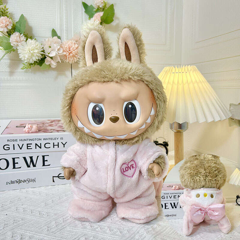38cm Vinyl Plush Replacement Labubu Time to Chill Doll Clothes dh1103042281JY