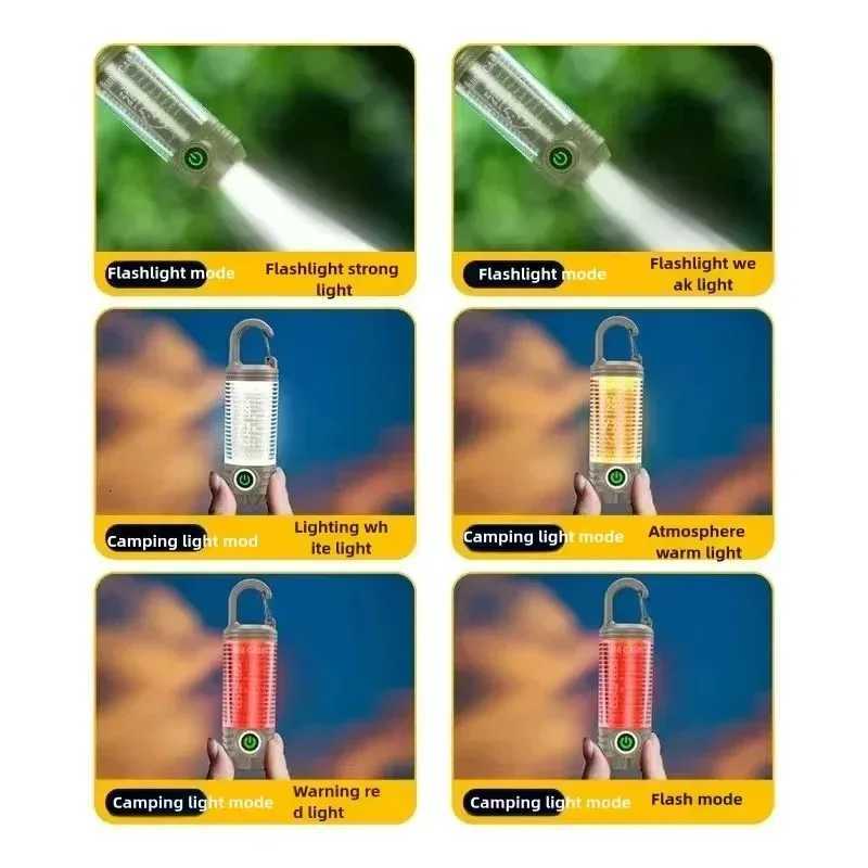 ulti Functional Outdoor LED Outdoor Camping Lights Rechargeable Flashlights Portable Night Lights Waterproof Travel Tent Light M251201