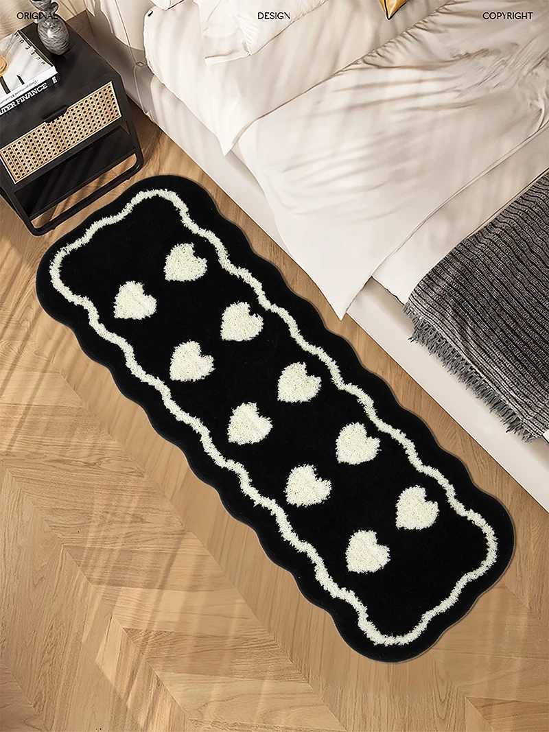 VIKAMA -Style Bedro Bedside Imitation Cashmere Carpet Long Bed Front Bay Window Mat Sofa Coffee Table Rug He Decoration H251129
