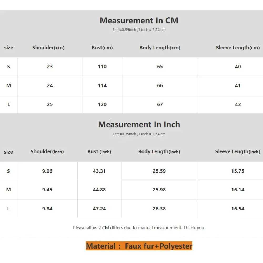 New Fur Coat Artificial Female Long Sleeves Faux Fur Autumn Winter Loose Fluffy Jacket Women Fashion Thickened Warm Top ClothesT251201