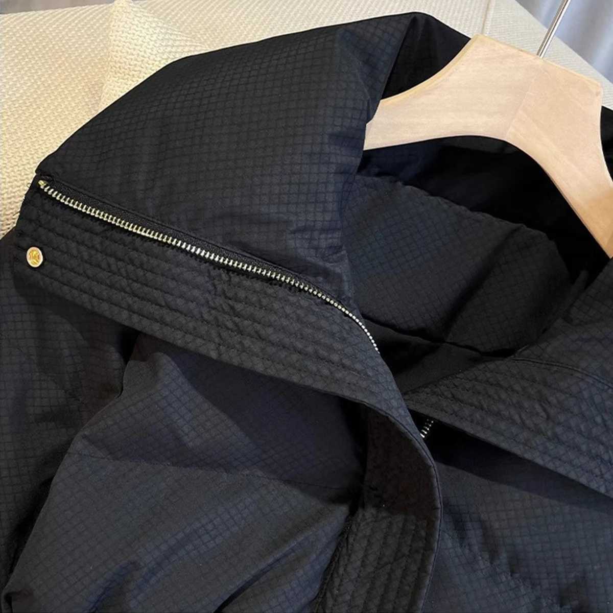 Winter Short Stand Collar Thicken Bread Jacket Puffer Ottwear Womens Jacket Drawstring Cotton-padded Clothes Down Coat ParkasT251201